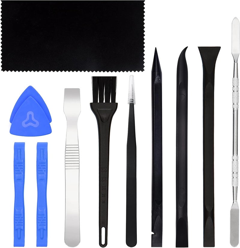 STREBITO Spudger Pry Tool Kit 12 Piece Opening Tool, Metal & Plastic Spudger Tool Kit, Prying Cleaning & Open Tool for iPhone, Laptop, iPad, Cell Phone, MacBook, Tablet, Computer, PS4, Electronics - Image 1